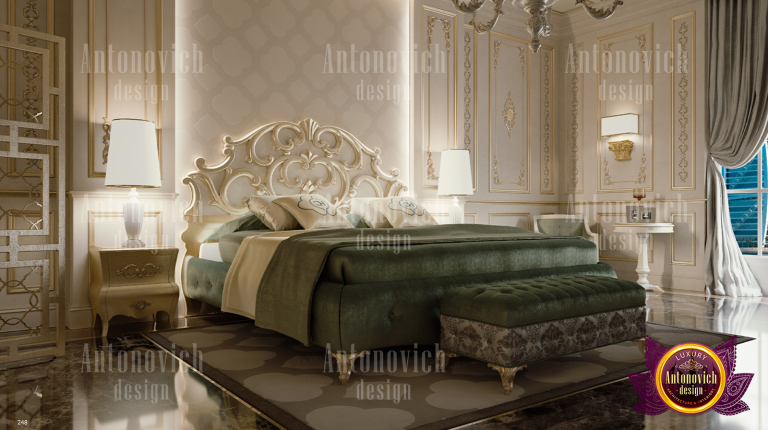 Elegant bedroom design featuring online furniture purchases in UAE