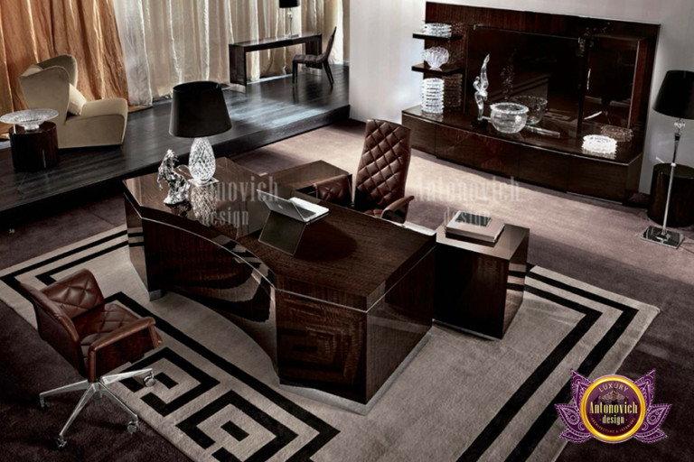 Luxurious living room setup from a top Dubai furniture store