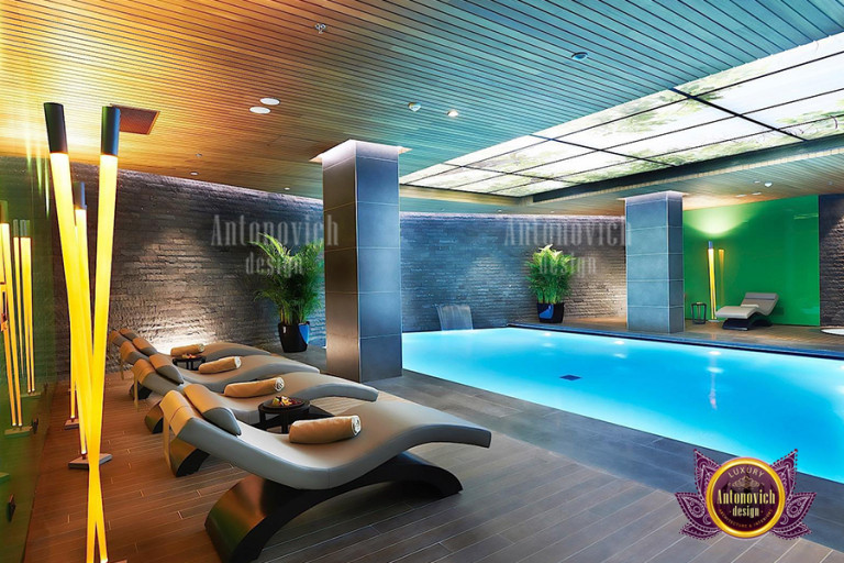 Luxurious spa interior by Antonovich Design