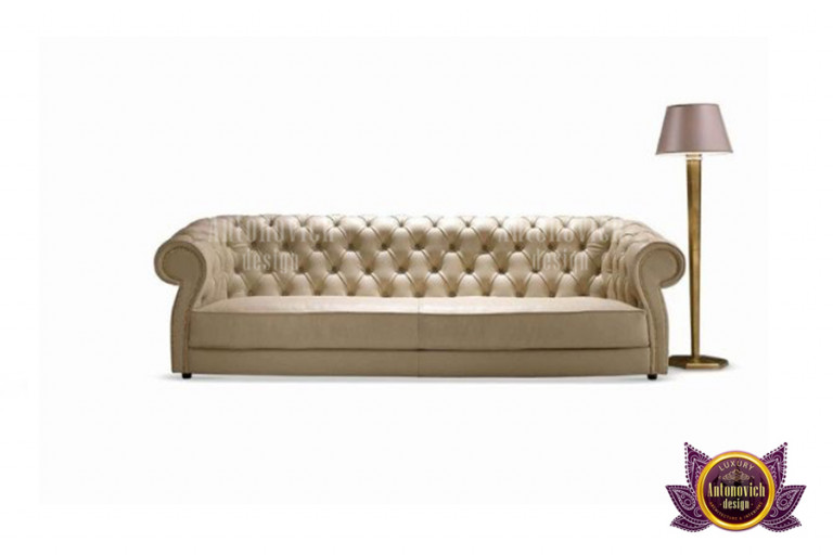 Exquisite Arabic-inspired sofa set in a lavish interior