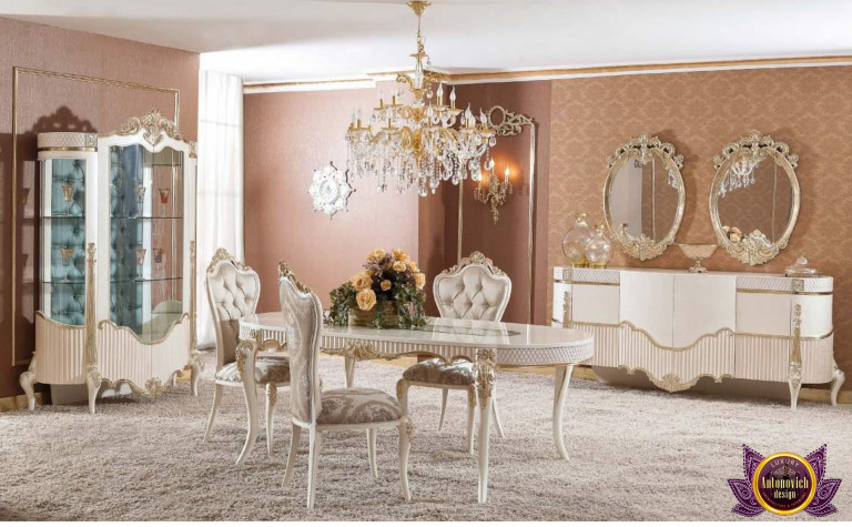 Exquisite dining room ensemble from Dubai's luxury furniture retailers