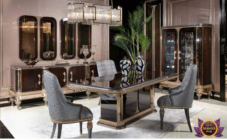Stylish and luxurious home office furniture in UAE showroom