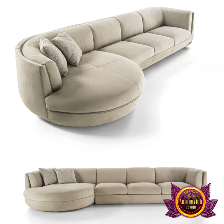 Elegant and modern sofa design perfect for a Dubai residence