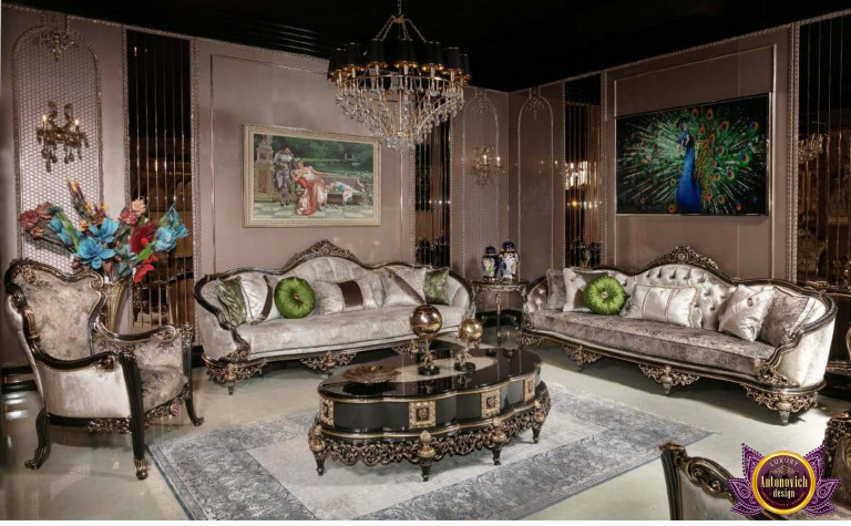 Elegant bedroom furniture collection at UAE luxury store