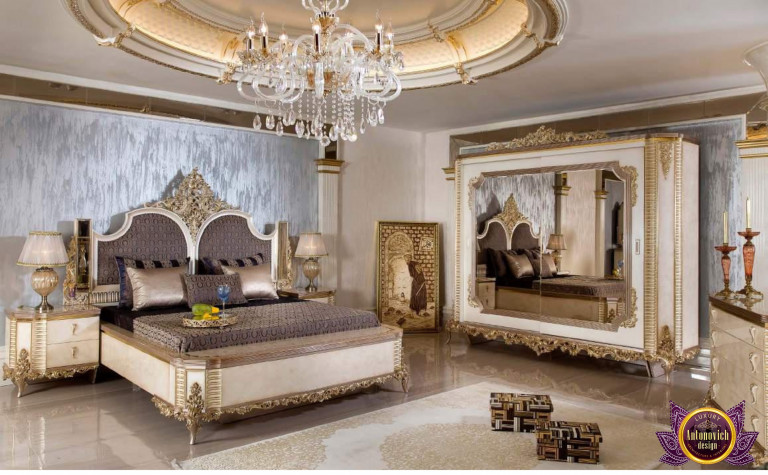 Luxurious bedroom furniture collection in Dubai