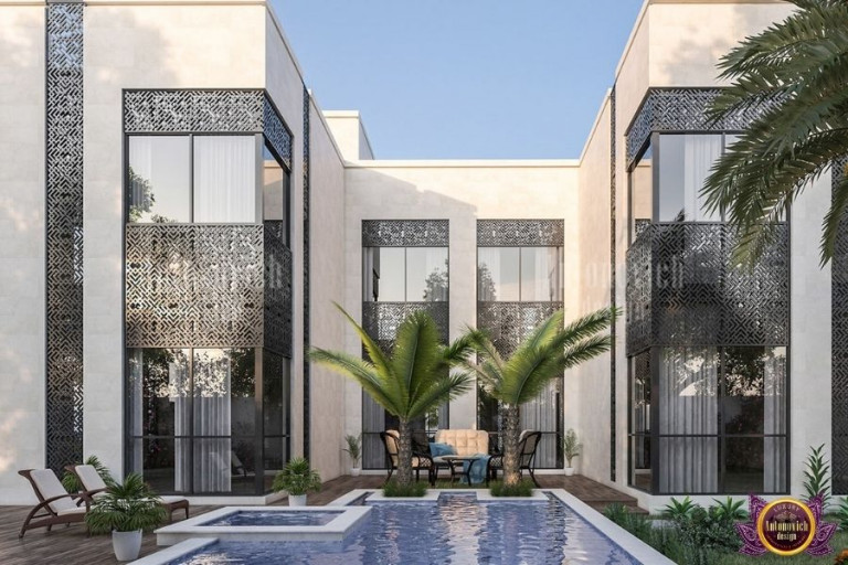 Stunning villa exterior designed by Dubai's top contractor