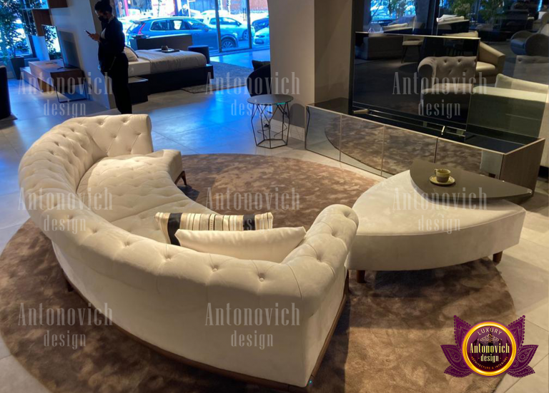 Stunning furniture display at a Sharjah store