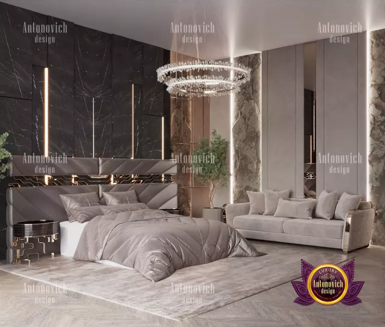 Chic and modern bedroom design with exquisite attention to detail