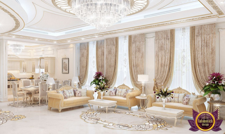 Stylish bedroom with a touch of Abu Dhabi opulence