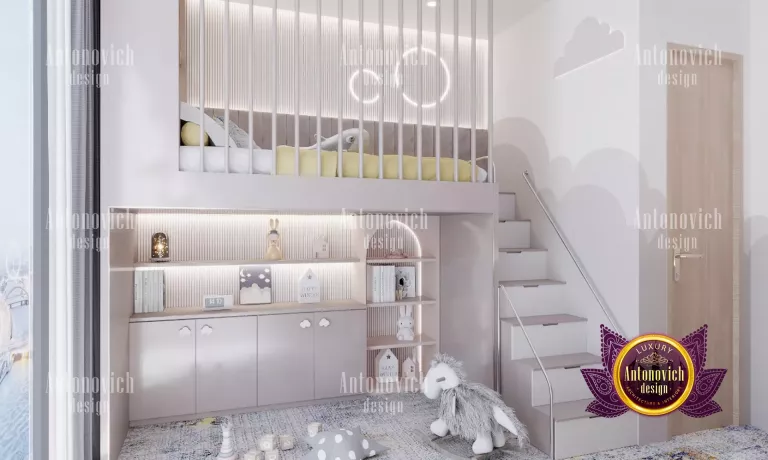 Lavish and opulent kid's bedroom design for a royal touch