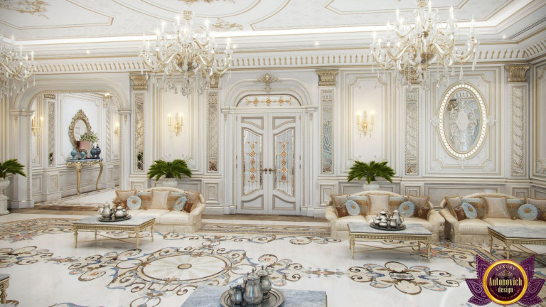 Elegant bedroom interior by Luxury Antonovich