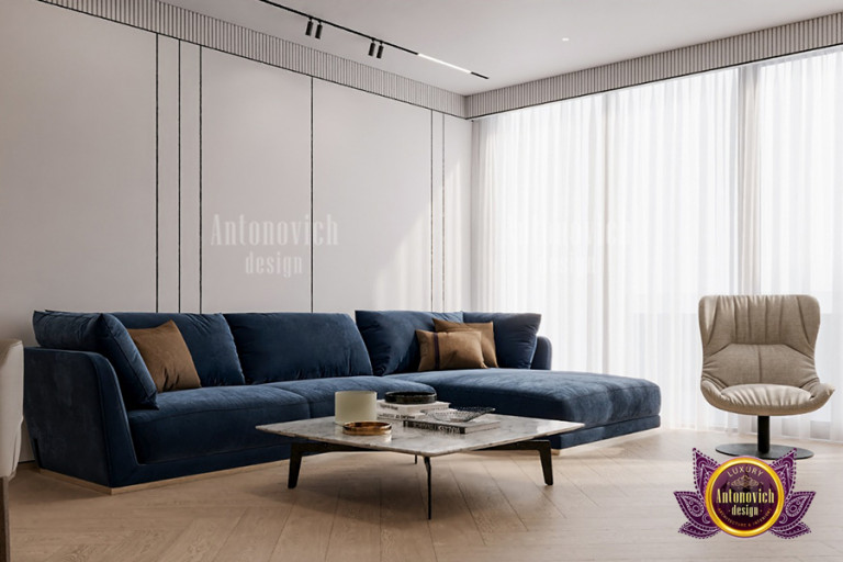 Minimalist living room design with a focus on comfort and functionality