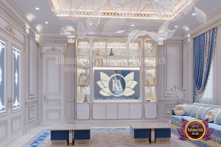Elegant bedroom interior by renowned Dubai design company