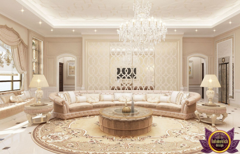 Stunning marble staircase design by Luxury Antonovich Design