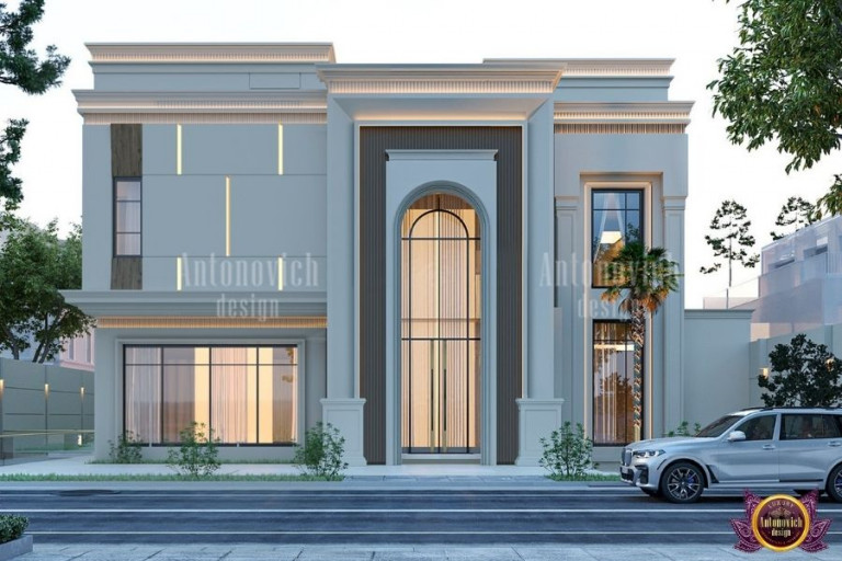 Stunning UAE villa exterior designed by expert contractor