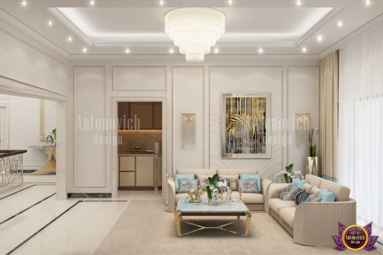 Elegant bedroom interior by a renowned Dubai designer
