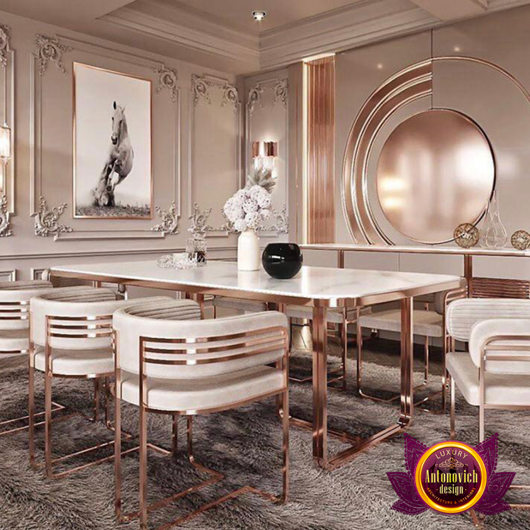 Luxurious Dubai-inspired living room design