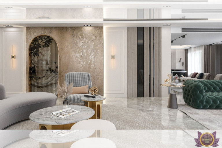 Cozy Dubai Living Room Interior Design and Decor