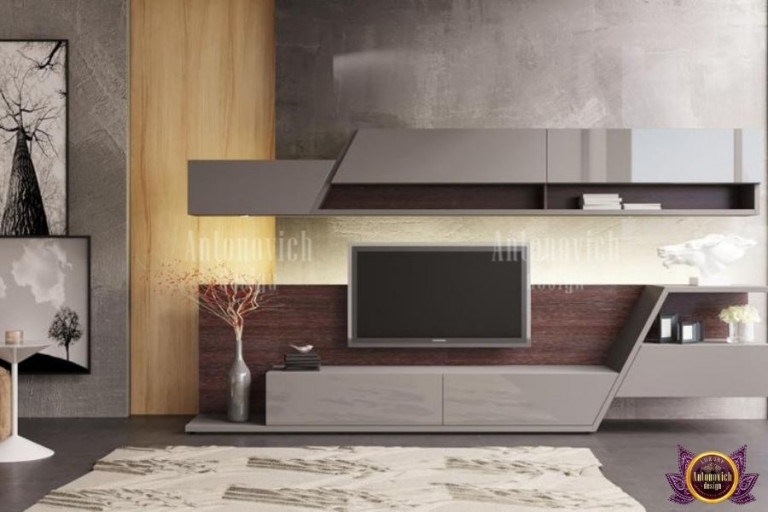Sleek and modern TV stand with ample storage