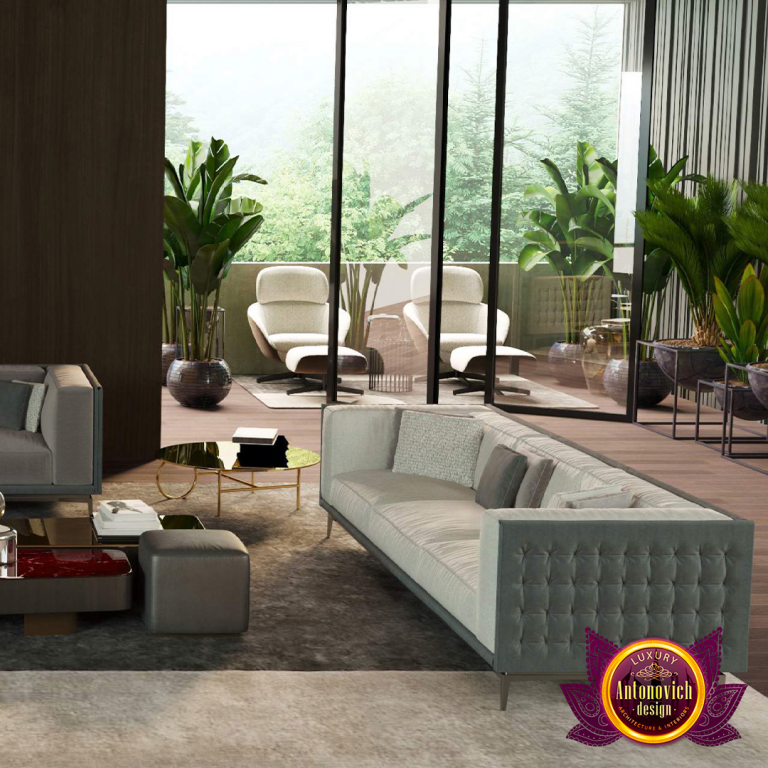 Elegant bedroom interior showcasing unique furniture design ideas in the UAE