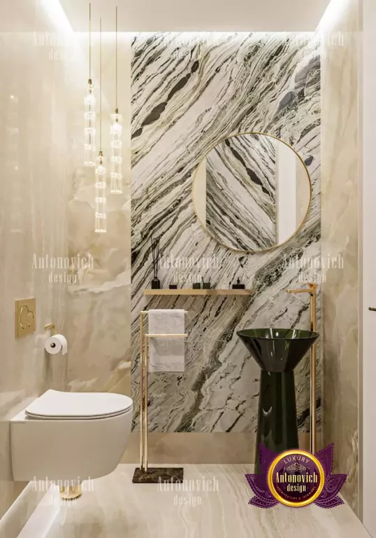 Opulent bathtub in a sophisticated Dubai villa bathroom