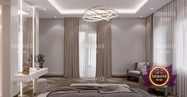 Exquisite Dubai bedroom with lavish furnishings and decor