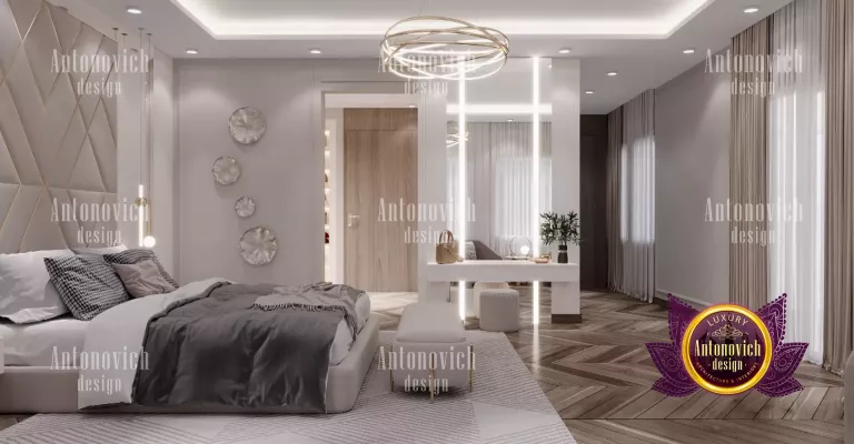 Sophisticated Dubai bedroom design featuring a stunning view