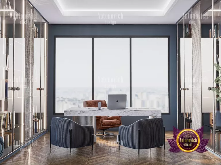 Modern Home Office Interior Design in Dubai
