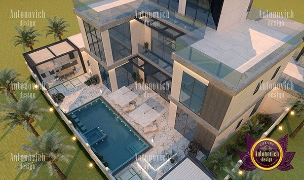 Elegant living room in a Lagos luxury home
