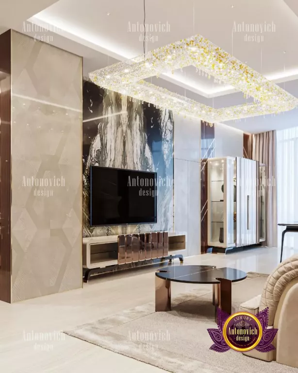 Stunning Dubai living room with floor-to-ceiling windows and lavish furnishings
