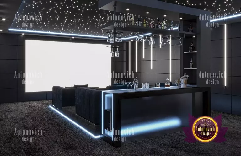 Stunning luxury home theater setup in a lavish Dubai residence