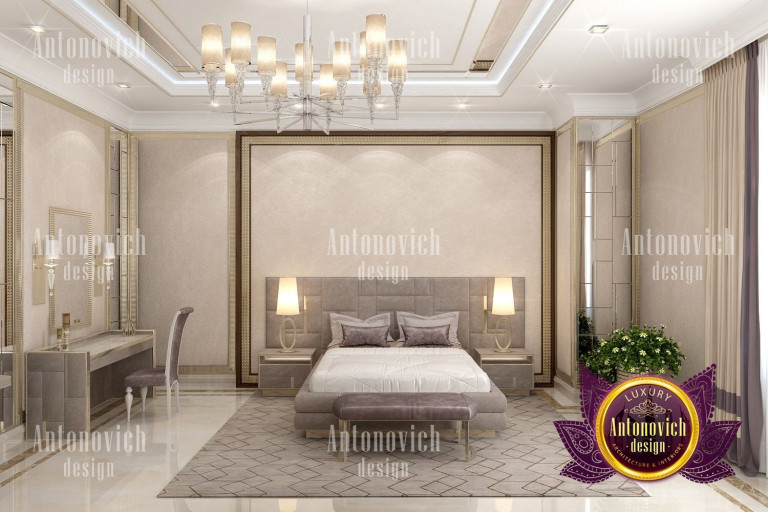 Elegant bedroom featuring sophisticated decor