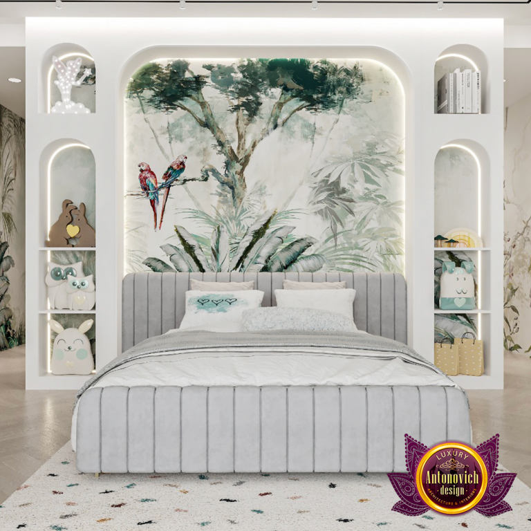 Tropical Bedroom Interior Design Dubai