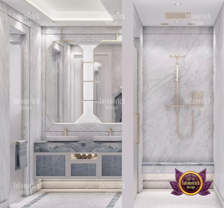Luxurious Dubai bathroom with stunning design elements