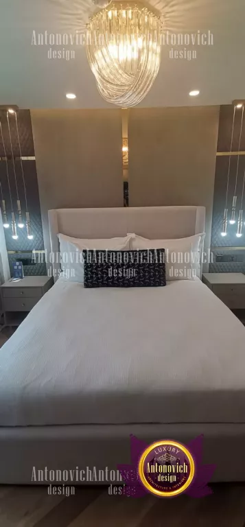Sophisticated bedroom design featuring high-end Dubai furniture