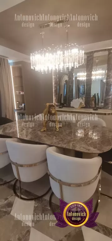 Elegant living room in a luxury Dubai home