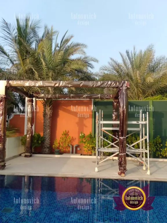 Elegant outdoor living space in a Dubai home
