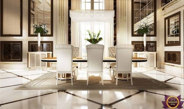 Luxurious Asnaghi dining room furniture with exquisite craftsmanship