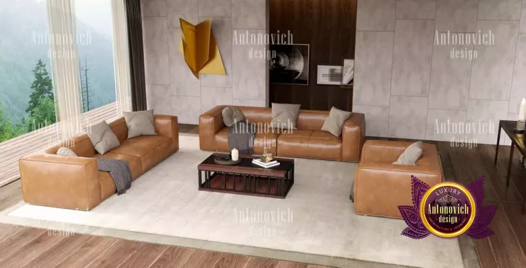 Elegant living room setup featuring high-quality UAE furniture