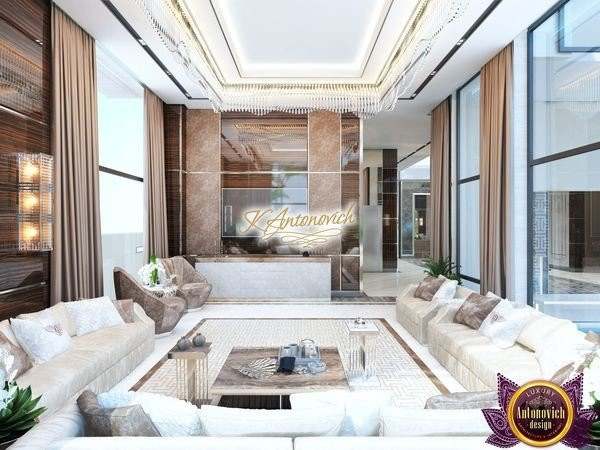 Elegant bedroom with a touch of Dubai's interior design expertise