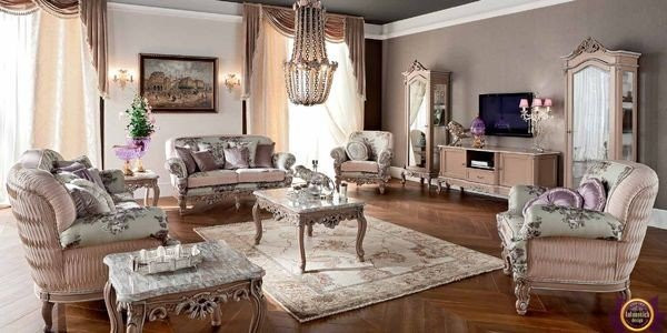 Elegant living room sofa set