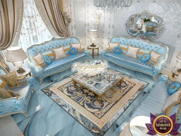 Elegant living room in the Роскошный дом