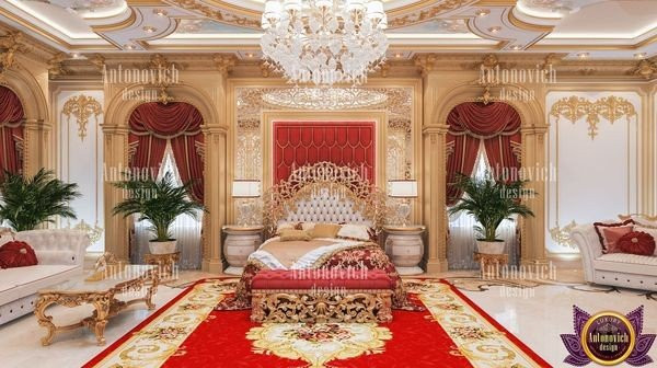 Elegant Nigerian living room with vibrant colors