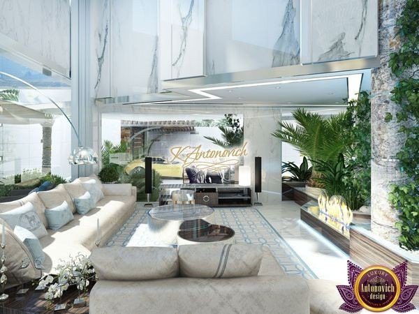 Stunning living room design by NYC interior design company