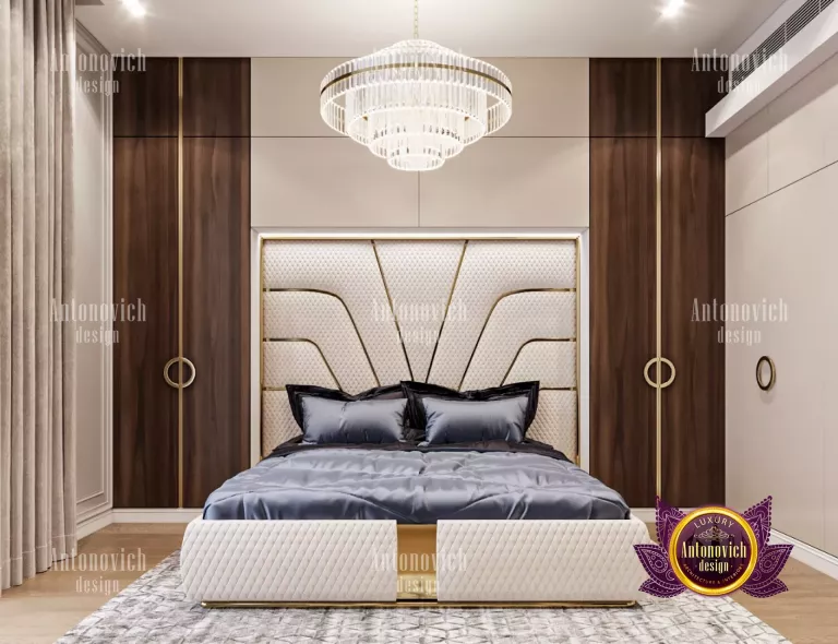 Stunning Dubai luxury bedroom with floor-to-ceiling windows and lavish furnishings
