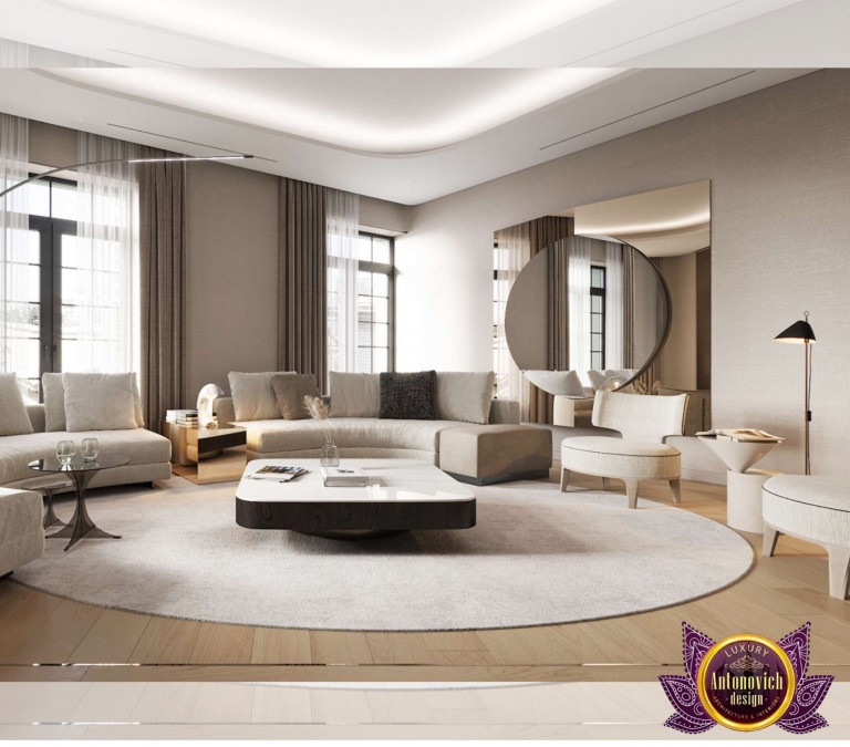 Cozy and inviting Dubai apartment living room setup