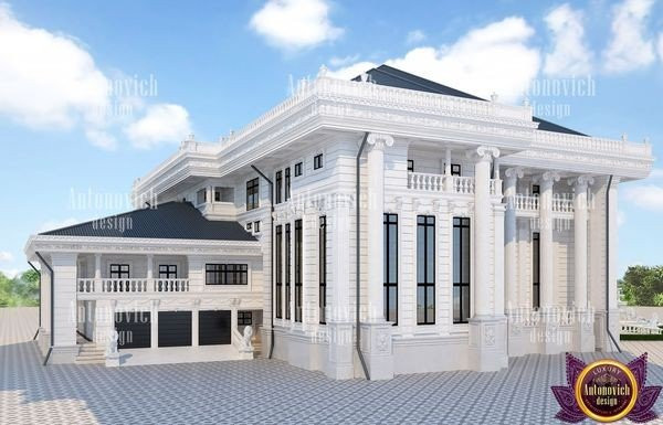 Luxurious Lagos house plan featuring a swimming pool