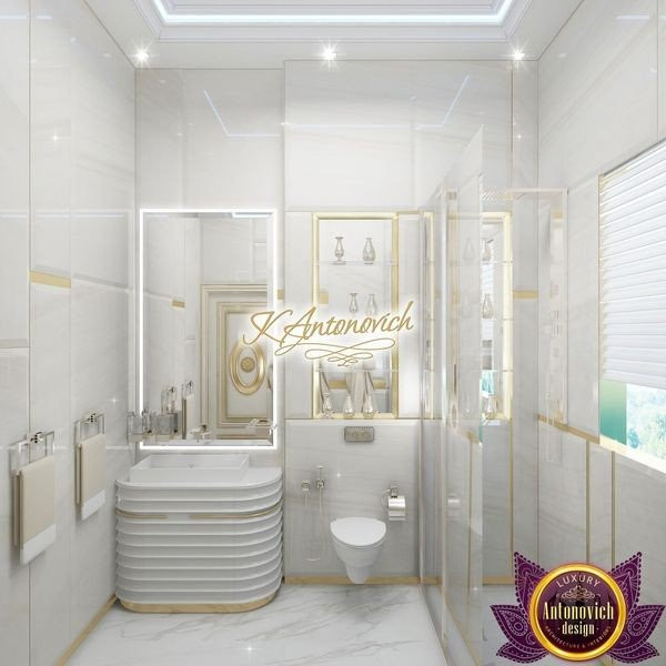 Spacious bathroom with a luxurious walk-in shower