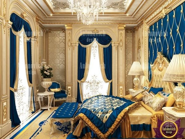 Opulent Nigerian dining room featuring royal style decor