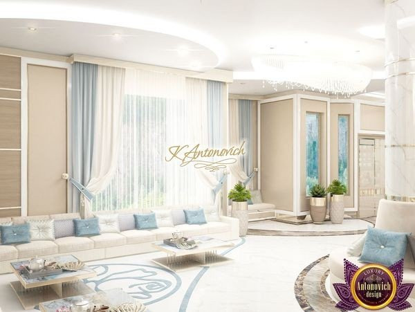 Elegant bedroom interior created by Dubai designers
